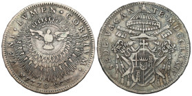 Vatican - Italy
Italy, Vatican. Sede Vacante 1774-1775. 1/2 Scudo 1774, Rome 

Ciemna patyna.&nbsp;

Details: 13,04 g Ag 
Condition: 3 (VF) 
Li...