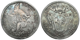 Vatican - Italy
Italy, Vatican. Pio VI (1775-1799). Mezzo Scudo will give 50 Bolognini 

Wiekowa patyna, wytarcia.&nbsp;&nbsp;

Details: 12,74 g ...