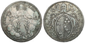 Vatican - Italy
Vatican. Pius VII (1800-1823). Scudo AN I (1800), Rome 

Patyna, osad. Rzadsza moneta.

Details: 26,37 g Ag 
Condition: 3 (VF) ...