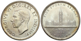 Great Britain
Great Britain/Canada, George VI (19361952), 1 dollar 1939, Ottawa BEAUTIFUL 

Wizyta Jerzego VI w Kanadzie.Pięknie zachowany.&nbsp;
...