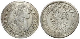 Hungary
Hungary, Leopold I (1658-1705). 15 krajcars 1676, Kremnitz / Kremnica 

Delikatny połysk w tle.&nbsp;

Details: 6,13 g Ag 
Condition: 2-...