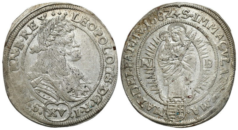 Hungary
Hungary, Leopold I (16581705). 15 krajcars 1682 NB, Nagybnya - RARE 
...