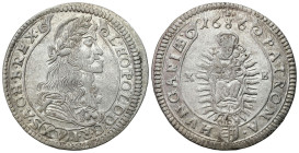 Hungary
Hungary. Leopold I (16581705). 15 krajcars 1686 KB, Kremnitz / Kremnica NICE 

Ładnie zachowane ze sporą ilością połysku menniczego.&nbsp;...