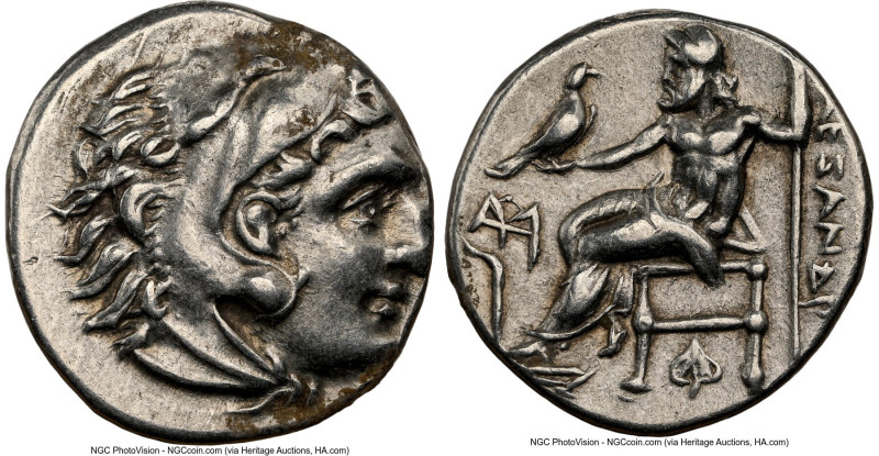 MACEDONIAN KINGDOM. Alexander III the Great (336-323 BC). AR drachm (17mm, 4.28 ...