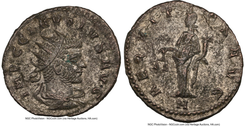 ANCIENT LOTS. Roman Imperial. Claudius II (AD 268-270). Lot of three (3) BI anto...