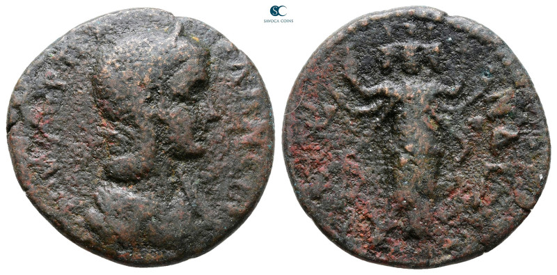 Pamphylia. Aspendos. Julia Paula. Augusta AD 219-220. 
Bronze Æ

25 mm, 7,77 ...