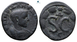 Seleucis and Pieria. Antioch. Diadumenian AD 218-218. Bronze Æ