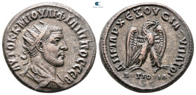Seleucis and Pieria. Antioch. Philip I Arab AD 244-249. Billon-Tetradrachm