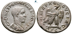 Seleucis and Pieria. Antioch. Herennius Etruscus, as Caesar AD 249-251. Billon-Tetradrachm