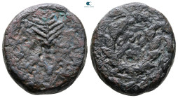 Judaea. Tiberias. Herodians. Herod III Antipas 4 BC-AD 39. Bronze Æ
