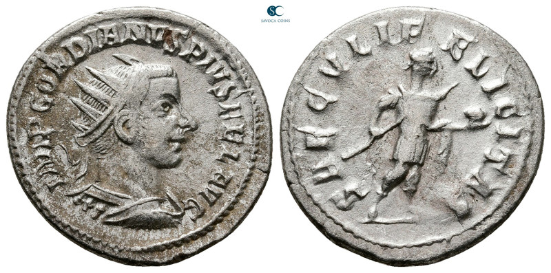 Gordian III AD 238-244. Antioch
Antoninianus AR

23 mm, 3,51 g



Very Fi...