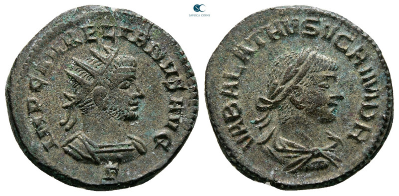 Aurelian and Vabalathus AD 270-275. Antioch
Billon Antoninianus

21 mm, 3,60 ...