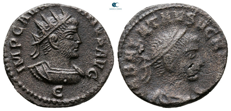 Aurelian and Vabalathus AD 270-275. Antioch
Antoninianus Æ

19 mm, 2,86 g

...