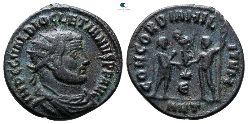 Diocletian AD 284-305. Antioch
Radiatus Æ

20 mm, 2,82 g



Very Fine