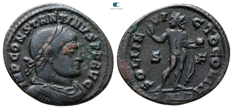 Constantine I the Great AD 306-337. Arelate (Arles)
Follis Æ

22 mm, 3,04 g
...