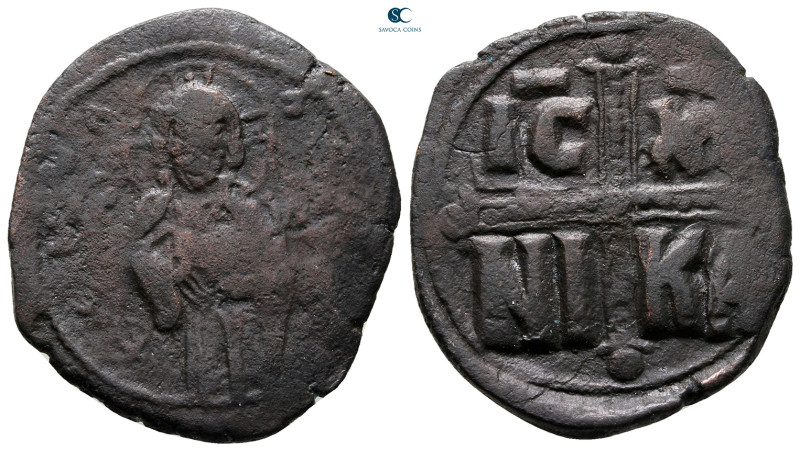 Michael IV AD 1034-1041. Constantinople
Anonymous Follis Æ

30 mm, 9,21 g

...