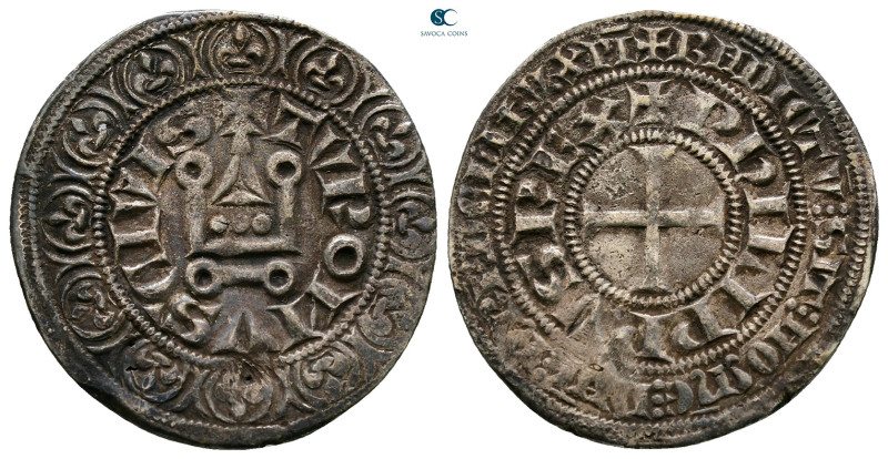 France. Philipp IV Le Bel AD 1285-1314. 
Gros Tournois AR

25 mm, 2,98 g

...