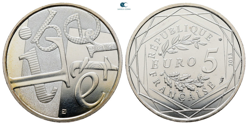 France. Liberte AD 2013-2013. Liberte
5 Euro

26 mm, 7,29 g



Mint state