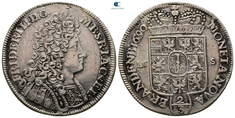 Germany. Brandenburg-Preussen, Berlin. Friedrich III of Hohenzollern AD 1688-170...