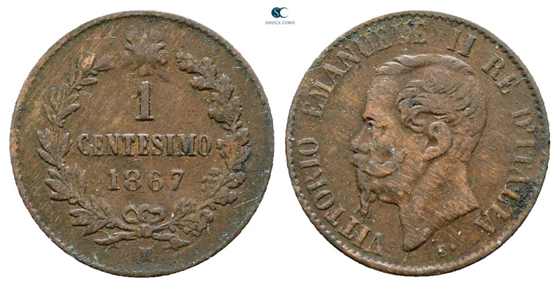 Italy. Milano AD 1867-1867. 
1 Centesimo CU

15 mm, 0,97 g



Good Very F...