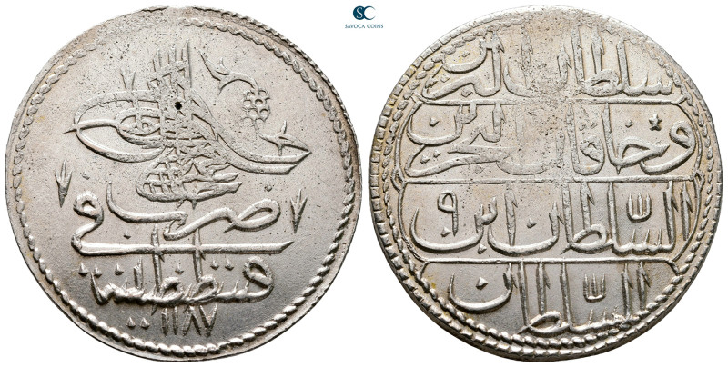 Turkey. Qustantînîya (Constantinople). Abd al-Hamid I AD 1774-1789. 
Piastra AR...