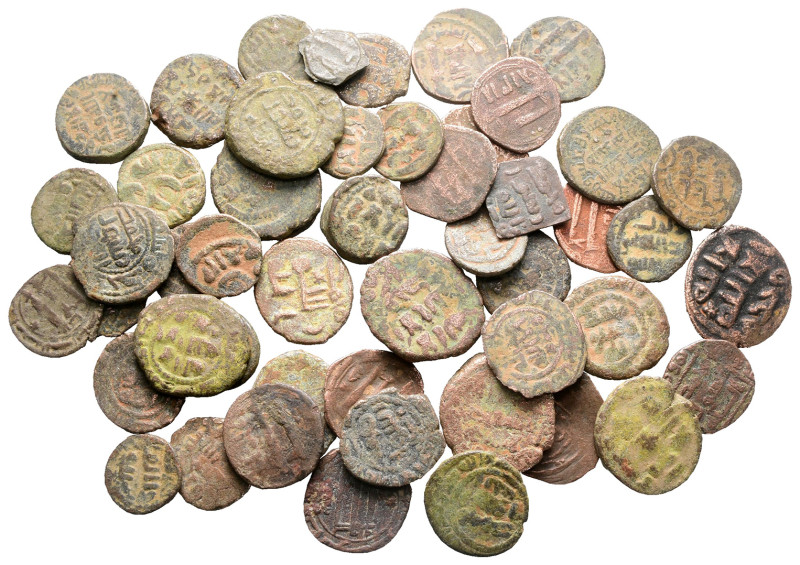 Lot of ca. 50 islamic bronze coins / SOLD AS SEEN, NO RETURN! 

Very Fine