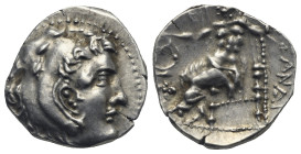 KINGS OF MACEDON. Alexander III 'the Great', 336-323 BC. Drachm (Silver, 16.89 mm, 4.01 g). Chios mint, circa 290-275 BC. Posthumous issue in the name...