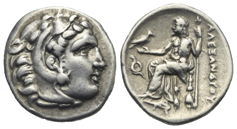 KINGS OF MACEDON. Philip III Arrhidaios, 323-317 BC. Drachm (Silver, 18.91 mm, 4...