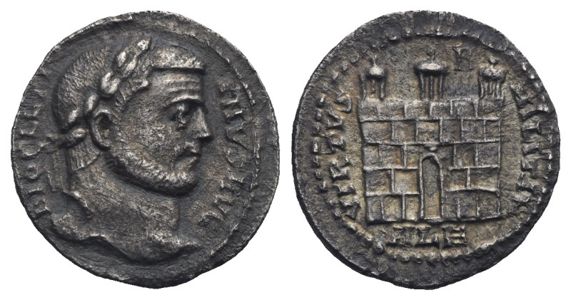 Diocletian, 284-305. Argenteus (Silver, 18.31 mm, 2.71 g). Alexandria, 2nd offic...