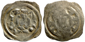 Rudolf von Habsburg, 1276-1281 Steiermark: Pfennig Graz or Oberzeiring

22mm 2,62g