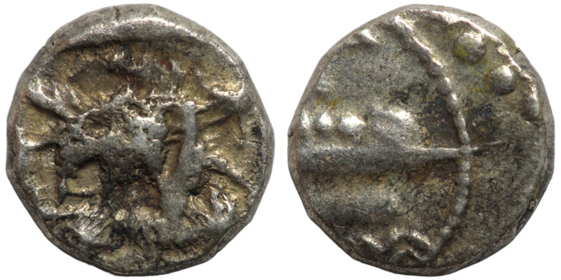 PHOENICIA. Sidon. Ba'alšillem II, circa 401-366 BC.

6mm 0,75g