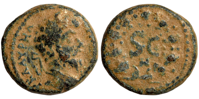 Roman coin Bronze Artifically patinated

18mm 5,00g