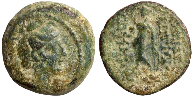 Greek Coin Bronze

15mm 2,84g