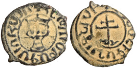 Medieval coin Artifically patinated

25mm 3,33g