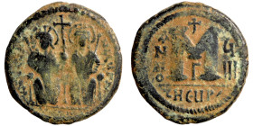 Byzantinine coin Bronze

28mm 13,49g