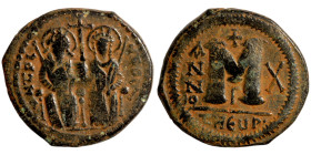 Byzantinine coin Bronze

30mm 12,24g