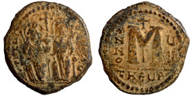 Byzantinine coin Bronze

30mm 13,43g