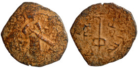 Islamic coin Artifically patinated

20mm 1,51g