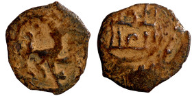 Medieval coin Artifically patinated

17mm 1,39g