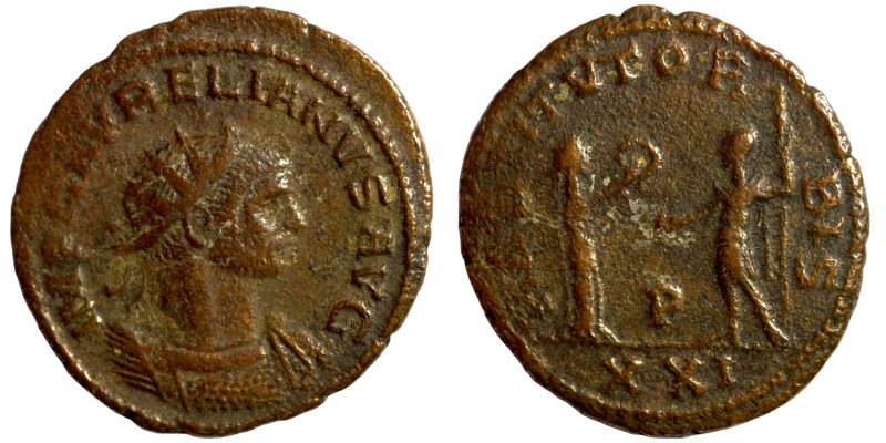 Aurelian, 270 - 275 n. Chr. Antoninian

22mm 4,00g