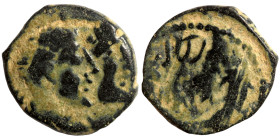 NABATEA Bronze Petra 9 BC-40 AD Aretas IV

15mm 2,20g