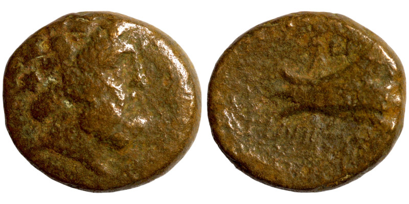 Seleukid Kingdom Greek coin. Artifically patinated.

15mm 3,36g