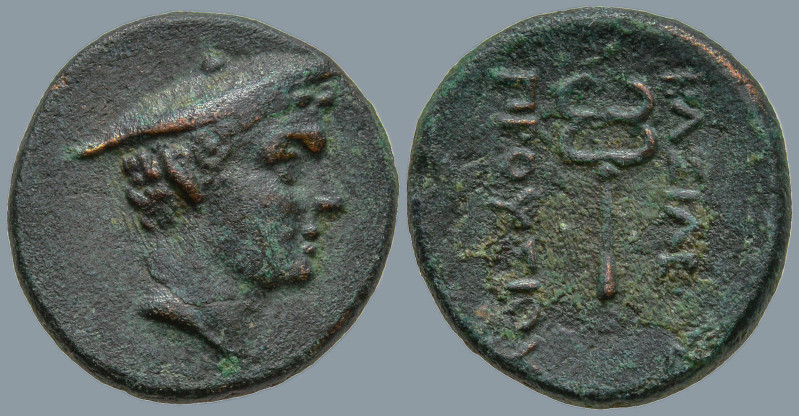 KINGS OF BITHYNIA. Prusias II Kynegos (182-149 BC). Nikomedeia
AE Bronze (15.9m...