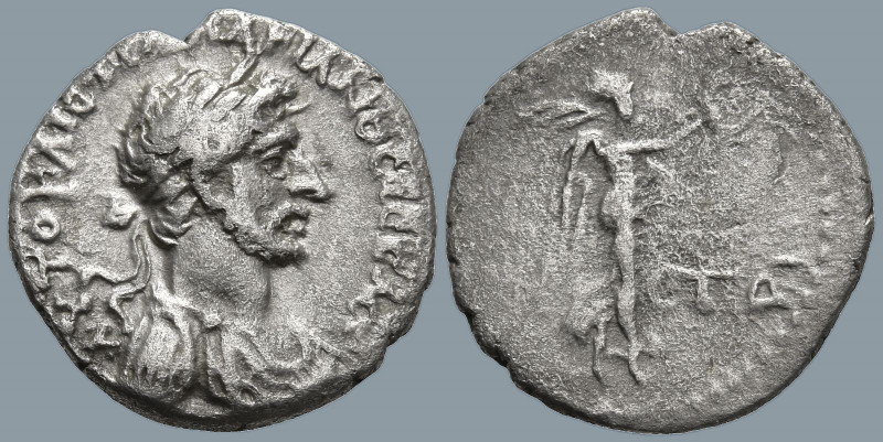 CAPPADOCIA. Caesarea. Hadrian (117-138 AD).
AR Hemidrachm (15.1mm 1.59g)
Obv: ...