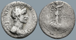 CAPPADOCIA. Caesarea. Hadrian (117-138 AD).
AR Hemidrachm (15.2mm 1.52g)
Obv: AYTO KAIC TPAI AΔPIANOC CЄBACT. Laureate, draped and cuirassed bust of...