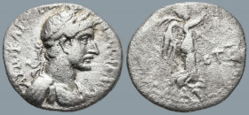 CAPPADOCIA. Caesarea. Hadrian (117-138 AD).
AR Hemidrachm (13.5mm 1.34g)
Obv: AYTO KAIC TPAI AΔPIANOC CЄBACT. Laureate, draped and cuirassed bust of...