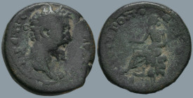 CAPPADOCIA. Caesarea. Septimius Severus (193-211 AD)
AE Bronze (20.9mm 7.14g)
Obv: Laureate, draped, and cuirassed bust right, seen from behind.
Re...