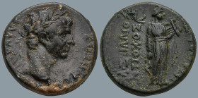 CILICIA. Hierapolis. Claudius (41-54 AD). M. Suillios Antiochos, grammateus
AE Bronze (20.2mm 6.1g)
Obv: ΚΛΑΥΔΙΟΣ ΚΑΙΣΑΡ. Laureate head of Claudius,...