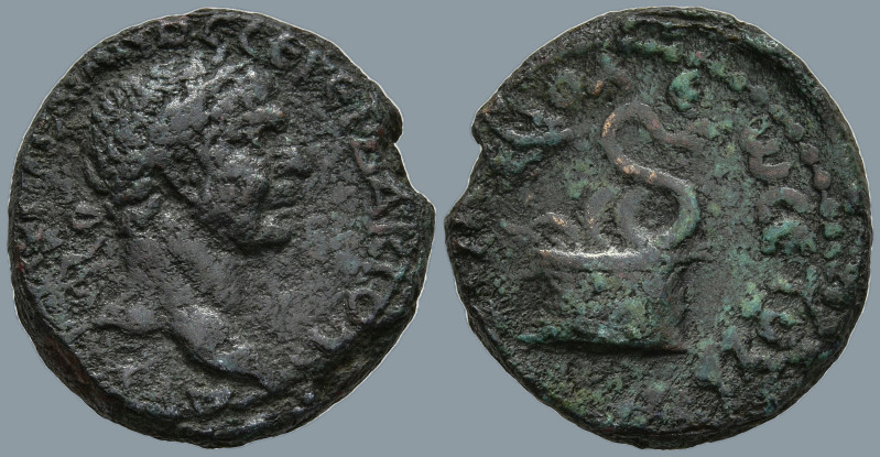 PONTOS. Nicopolis ad Lycum. Trajan (98-117 AD)
AE Bronze (17.6mm 4.22g)
Obv: L...