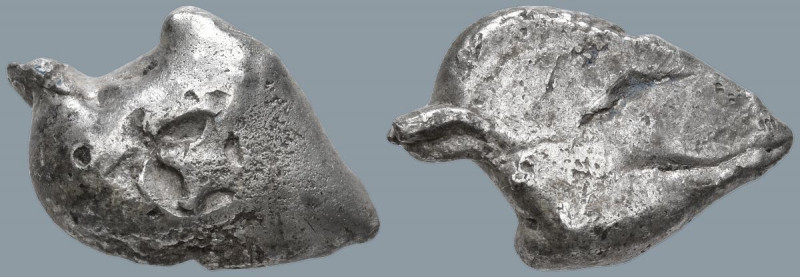 ASIA MINOR. Uncertain. (Circa 6th-1th centuries BC)
AR Ingot (11.7mm 2.87g)